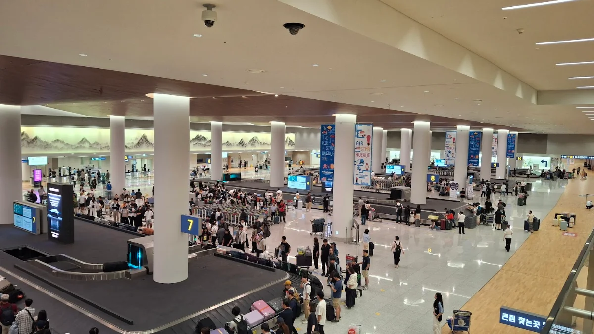Arrival area at Incheon International Airport Terminal 2