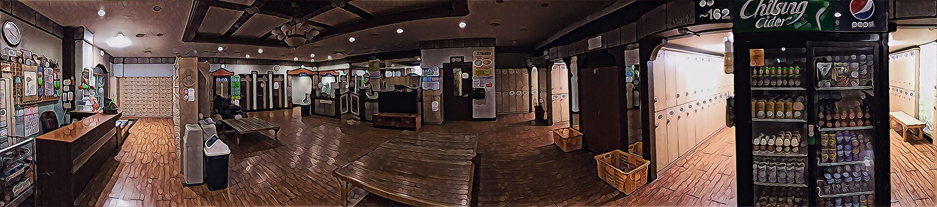 韓國24小時汗蒸幕的浴場樓層