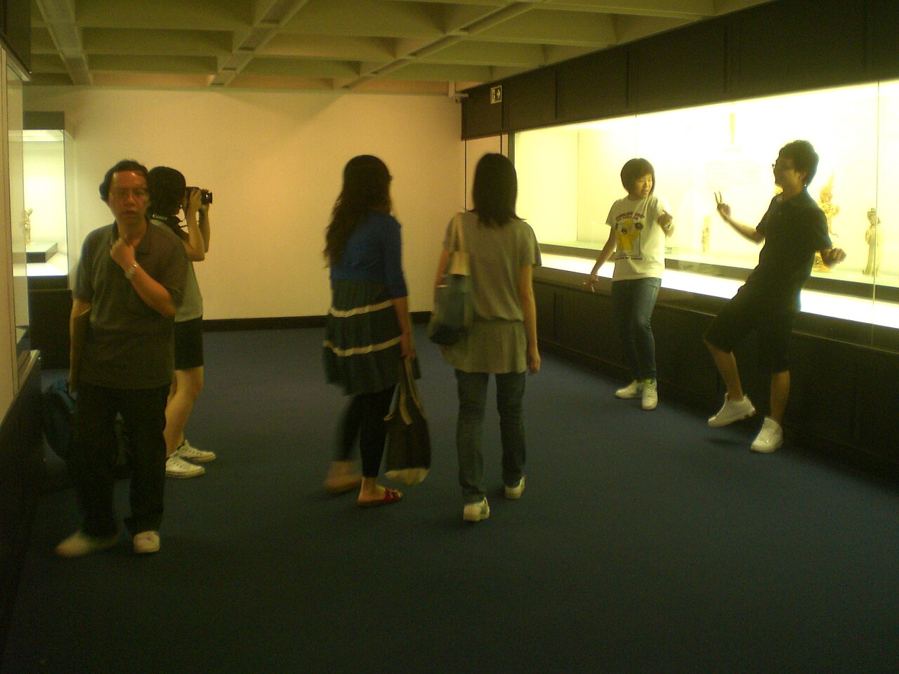 Museum gallery interior