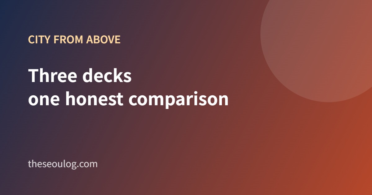 Seoul observation decks comparison card image