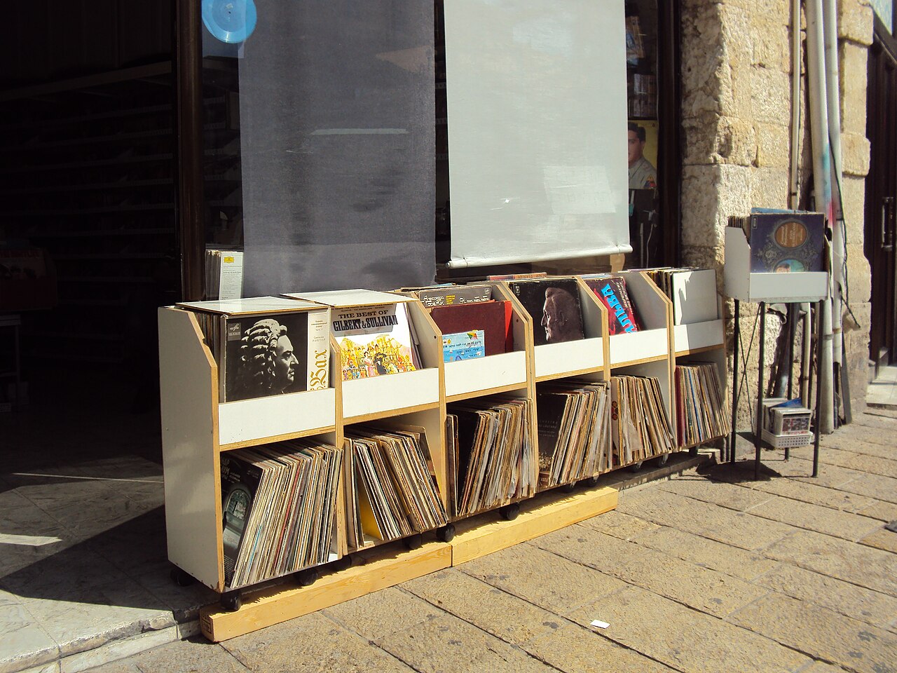 Records and used books