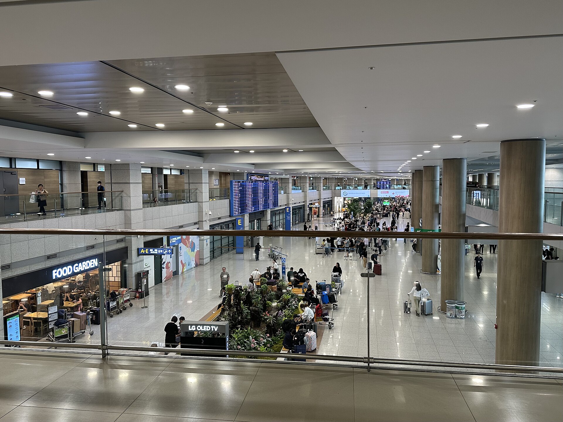 Aula kedatangan Terminal 1 Bandara Incheon