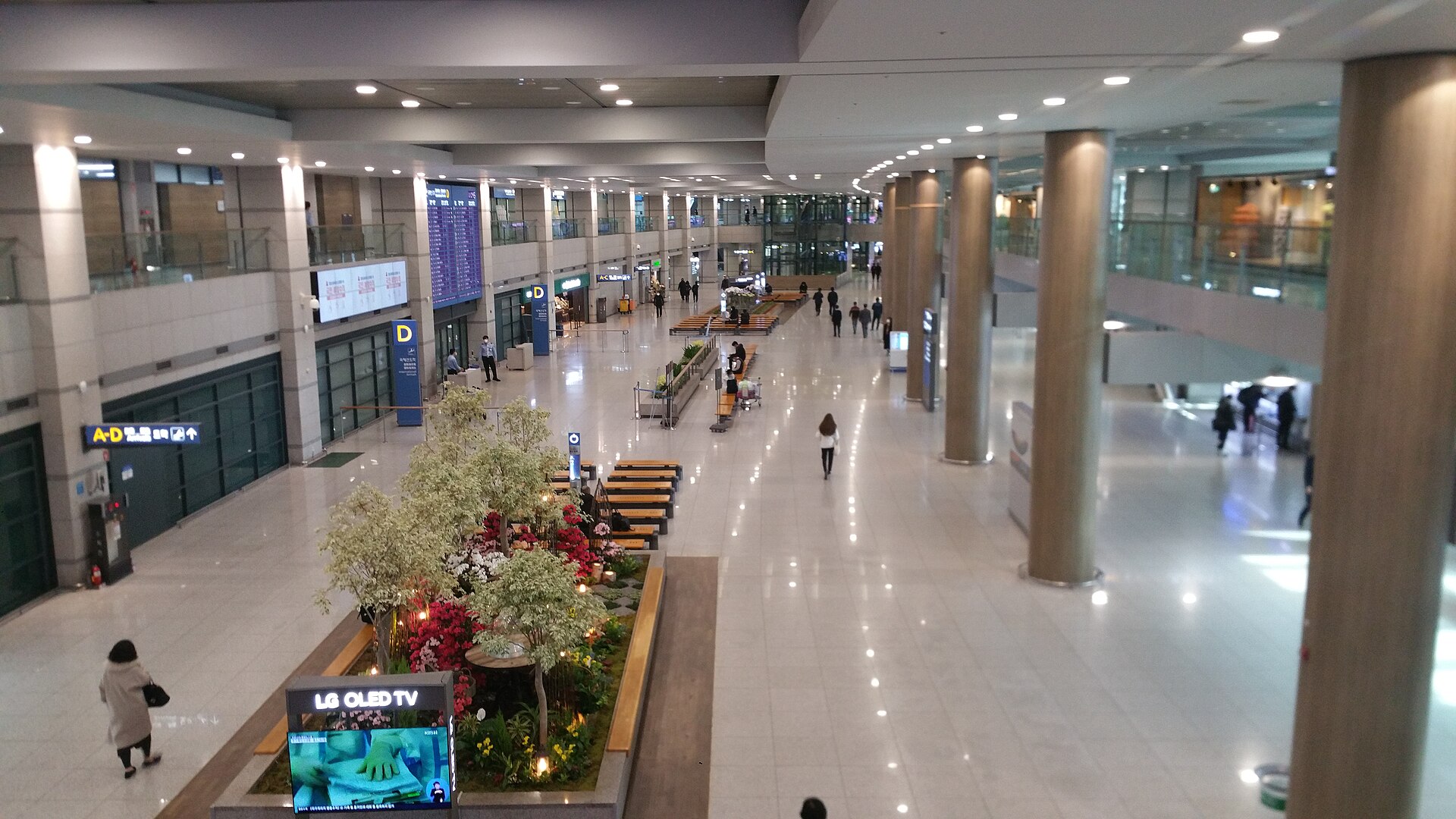 Aula kedatangan Terminal 2 Bandara Incheon