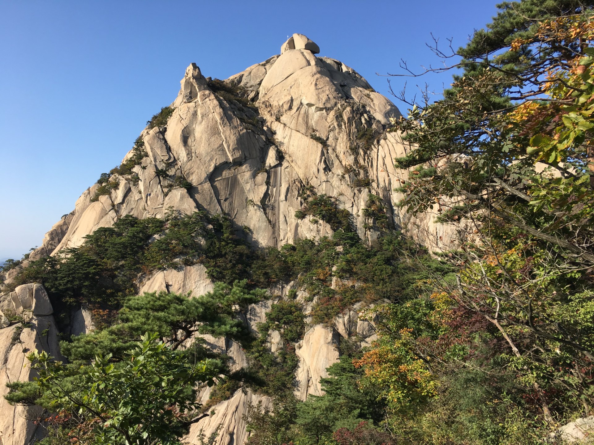 Rocky ridge and summit