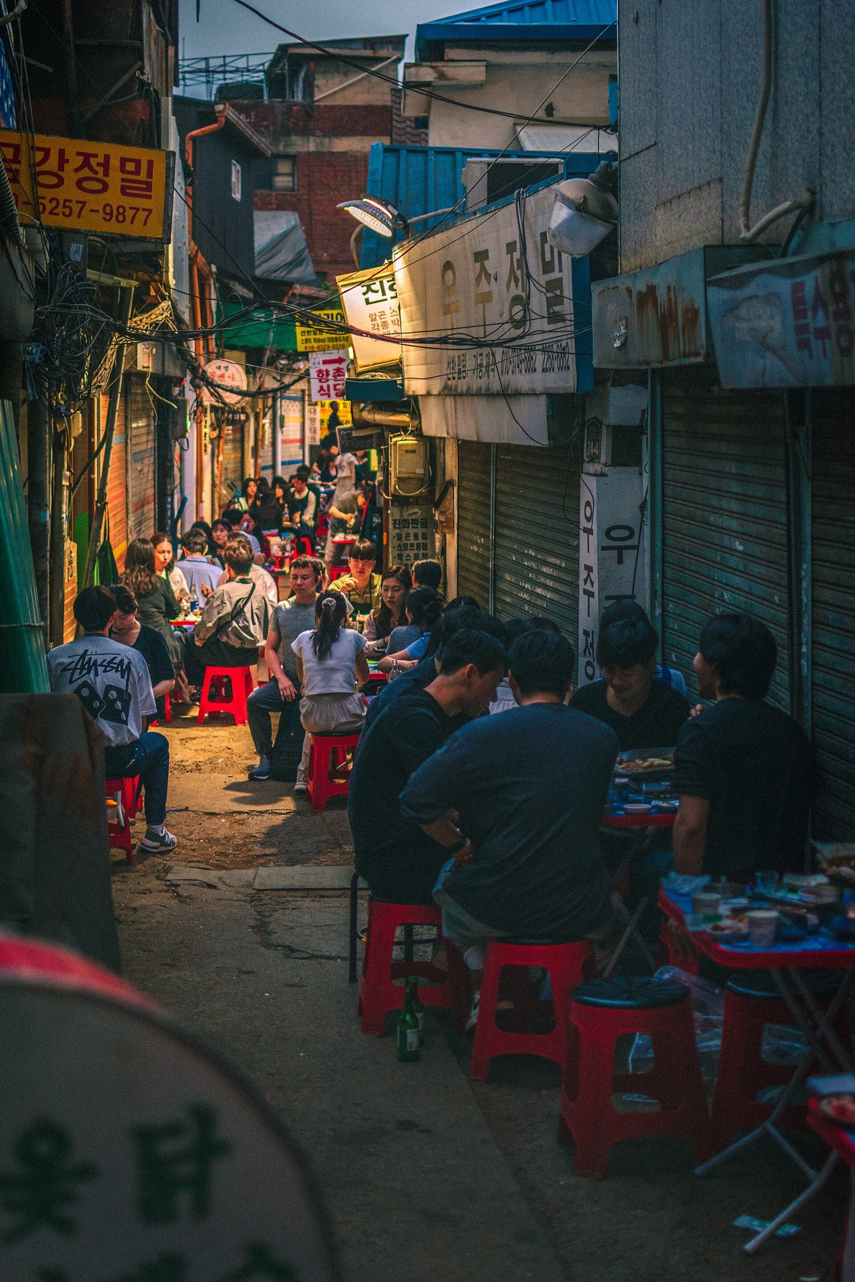 Euljiro alley at night