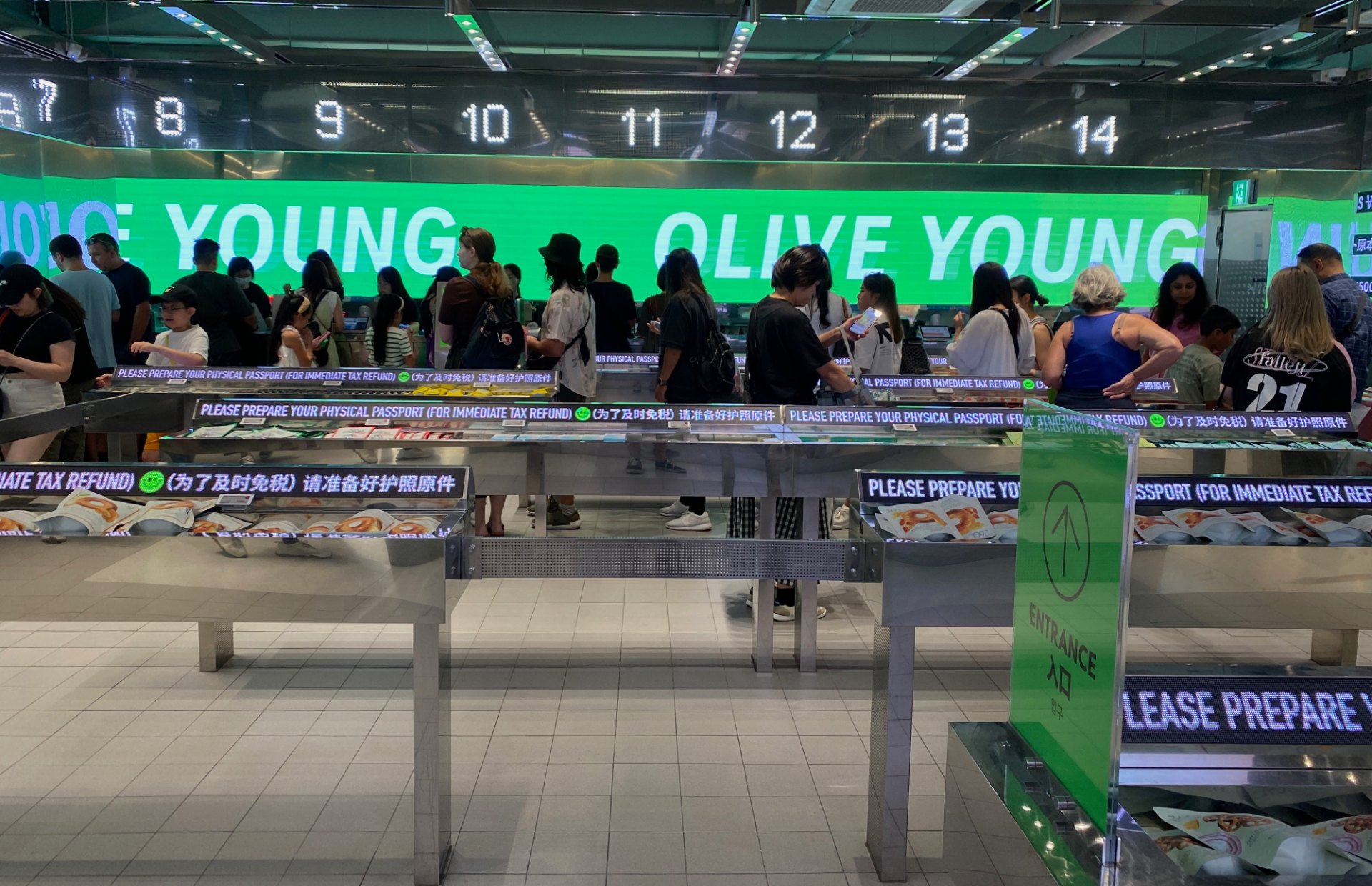 Olive Young明洞Town店面