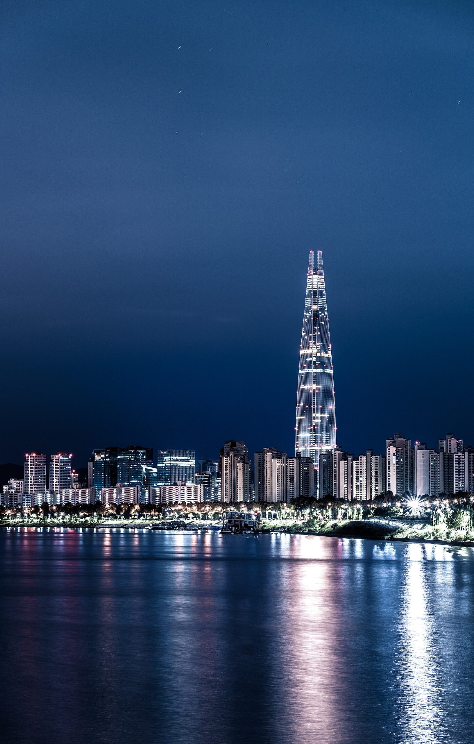 首爾市區的夜景